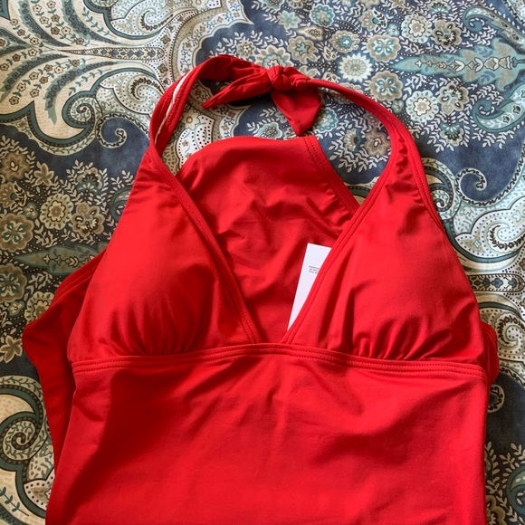 Ann Taylor Loft Beach halter top one piece - Picture 8 of 12